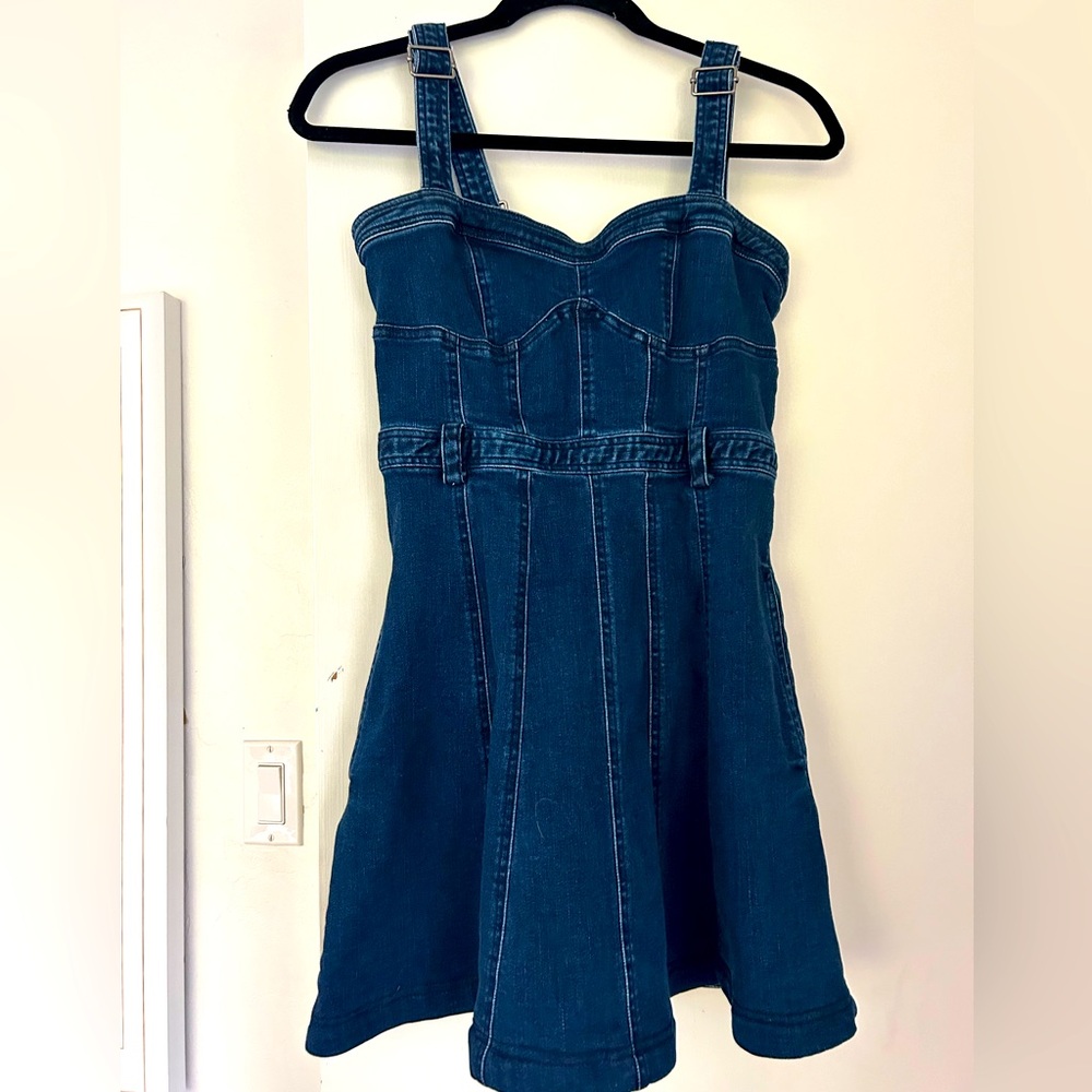 Free People Denim Minidress